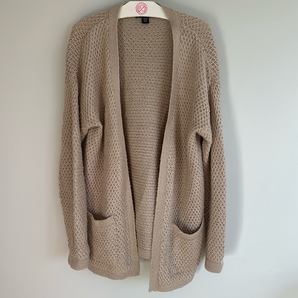 Atmosphere Tan Long Sleeve Cardigan